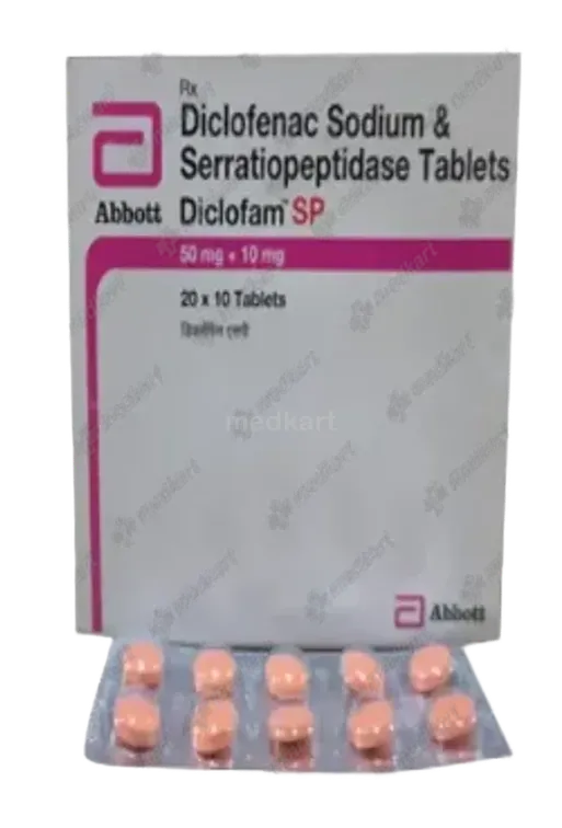 diclofam sp tablet 10's